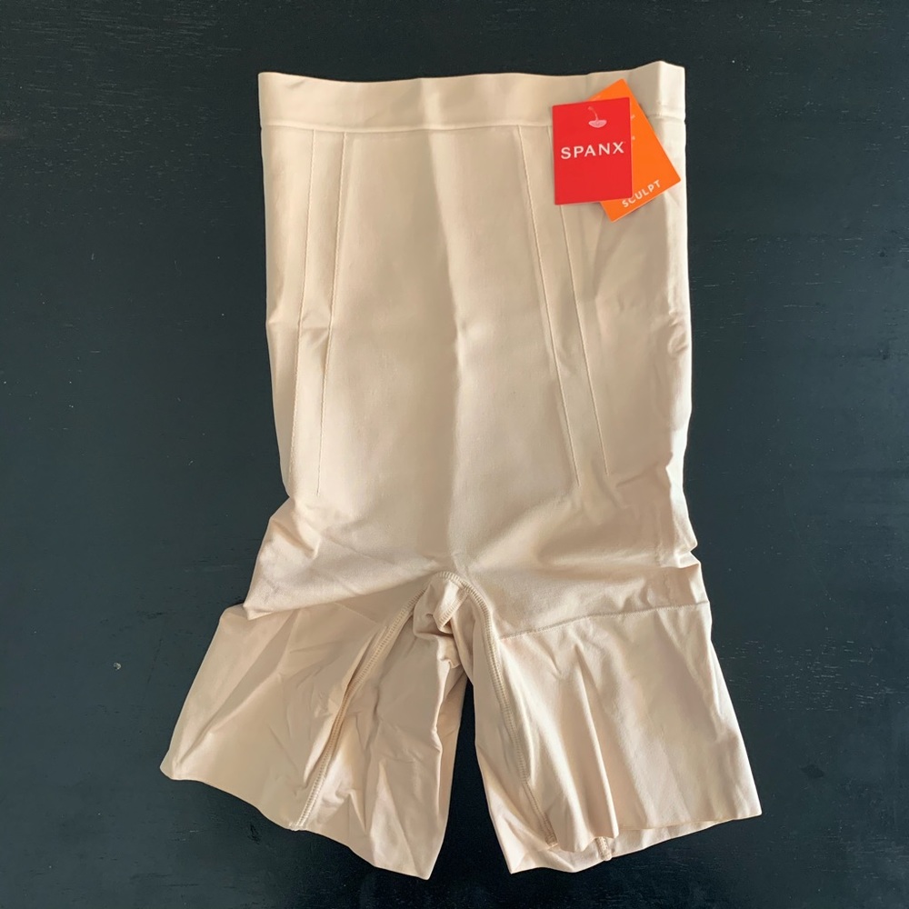 Spanx high waisted mid thigh short